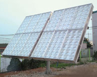 Usually, today used photovoltaic modules are limited to the photoelectric conversion of sunlight into electrical energy