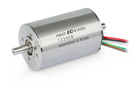 With a correspondingly optimized magnet ring, the brushless EC-i motors with iron windings offer a very high torque density and a low cogging torque