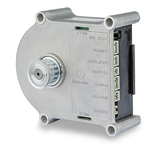 The drive consists of a brushless DC 90mm flat motor with an integrated MILE Encoder and an EPOS2 positioning controller